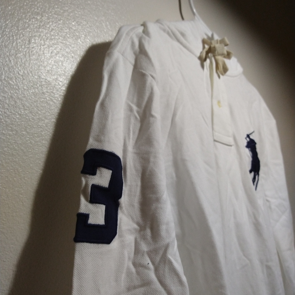 Polo Ralph Lauren White Big Pony Hooded Polo Parka Pullover Shirt - Picture 4 of 16